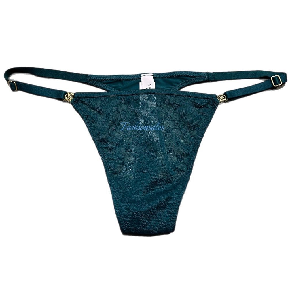 Victoria’s Secret Sexy VS Mesh Adjustable straps thong Mesh green Medium